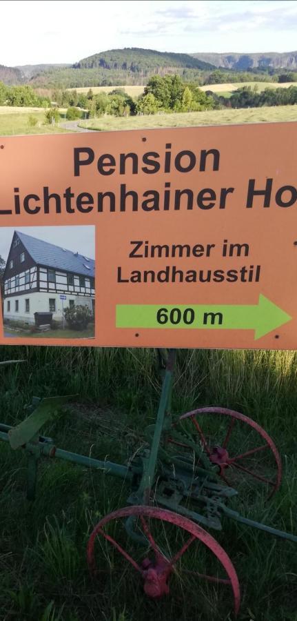 Lichtenhainer Hof Hotel Lichtenhain  Eksteriør billede